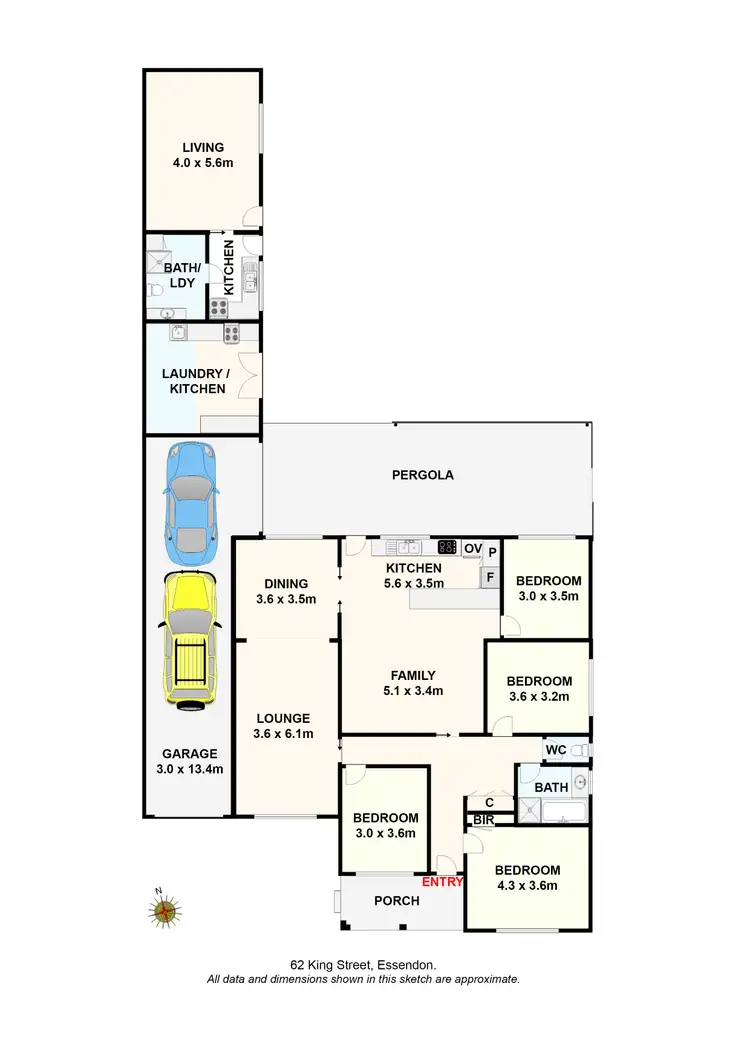 Floorplan of Homely house listing, 62 King Street, Essendon VIC 3040