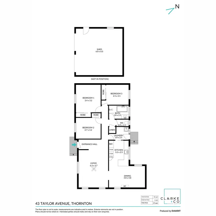 Floorplan of Homely house listing, 43 Taylor Avenue, Thornton NSW 2322