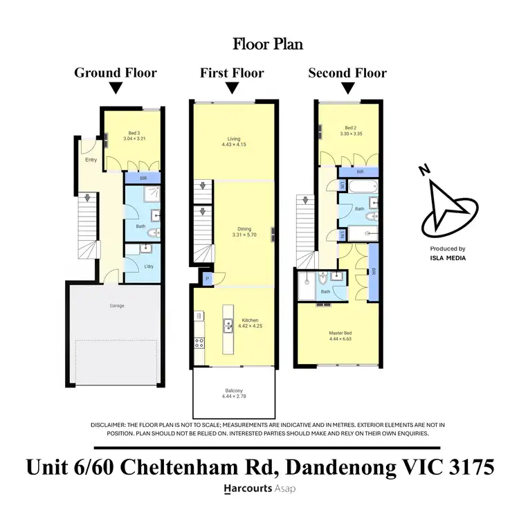 Floorplan of Homely townhouse listing, 6/60 Cheltenham Road, Dandenong VIC 3175