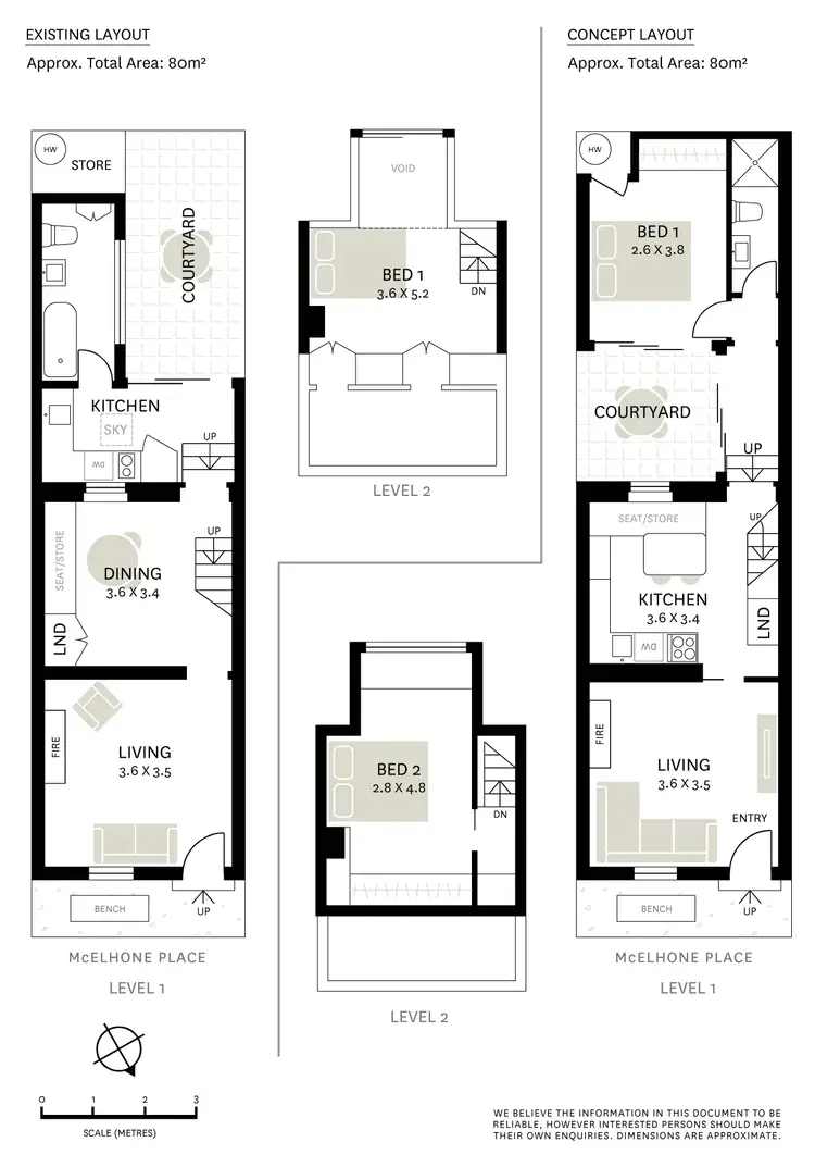 Floorplan of Homely house listing, 14 McElhone Place, Surry Hills NSW 2010