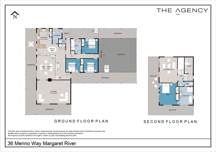 Floorplan of Homely house listing, 36 Merino Way, Margaret River WA 6285