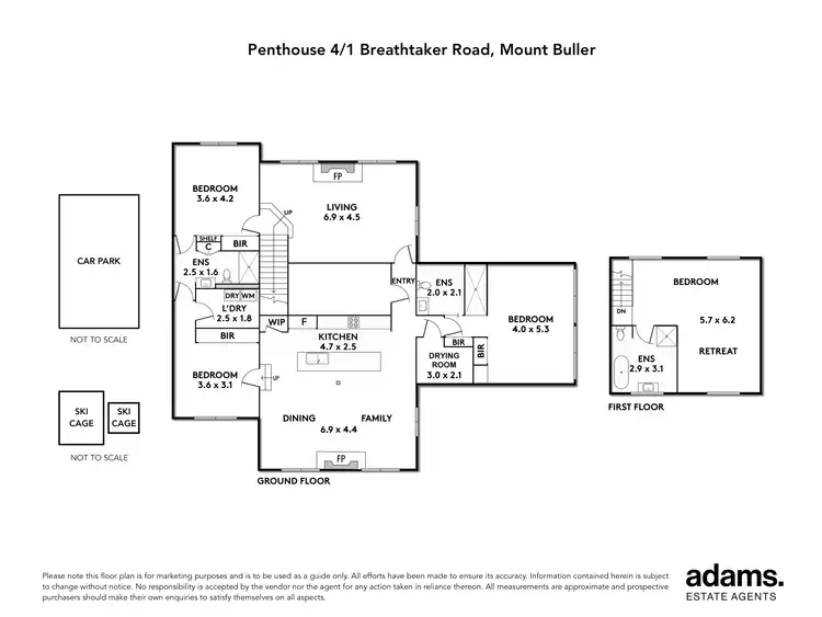 Floorplan of Homely apartment listing, Penthouse 4/1 Breathtaker Road, Mount Buller VIC 3723