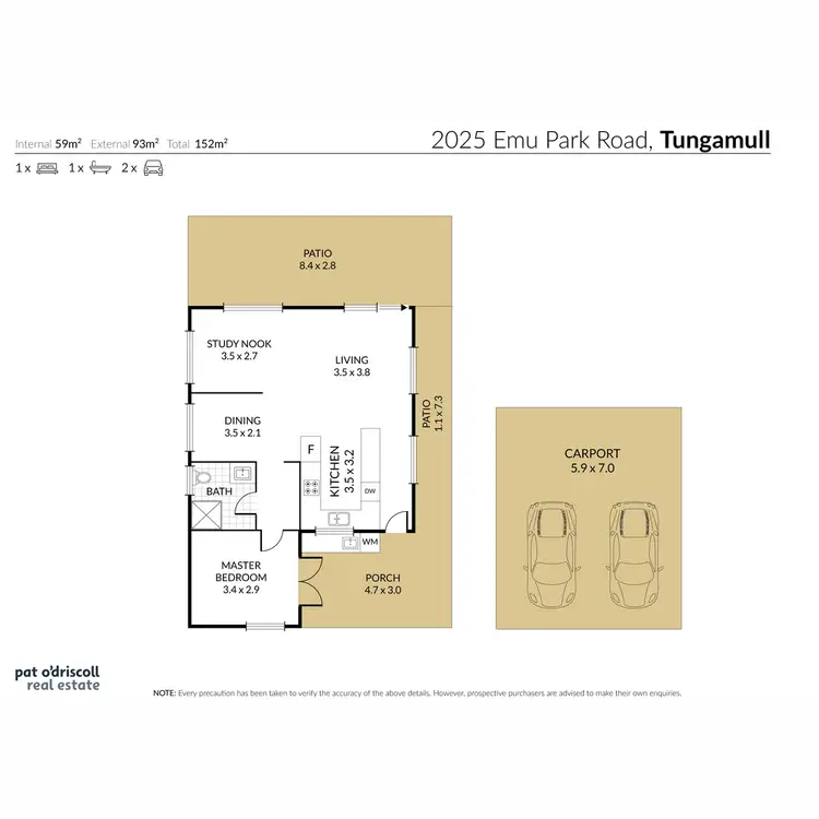 Floorplan of Homely rural property listing, 2205 Emu Park Road, Coowonga QLD 4702