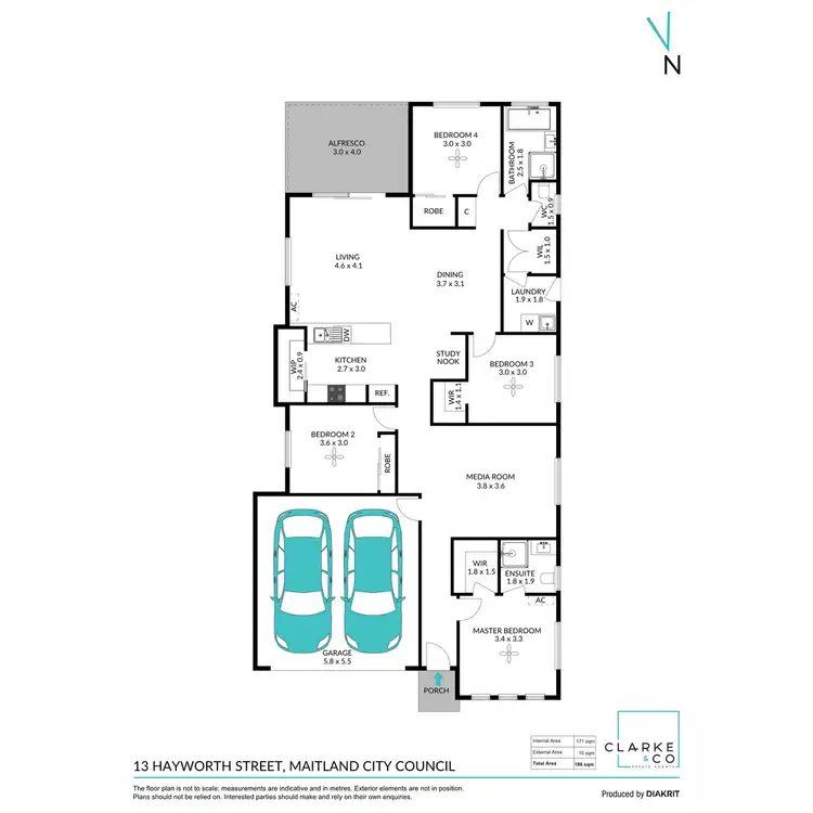 Floorplan of Homely house listing, 13 Hayworth Street, Rutherford NSW 2320