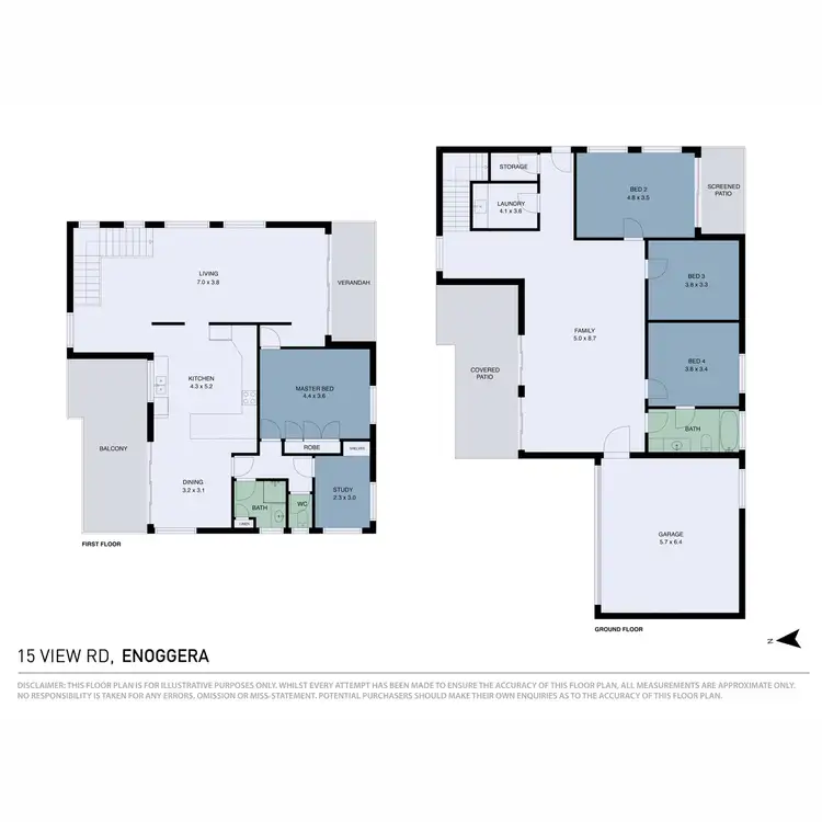 Floorplan of Homely house listing, 15 View Road, Enoggera QLD 4051