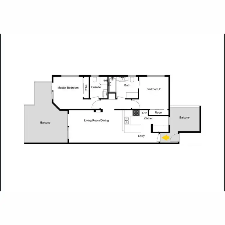 Floorplan of Homely unit listing, 8/22 Cadell Street, Toowong QLD 4066