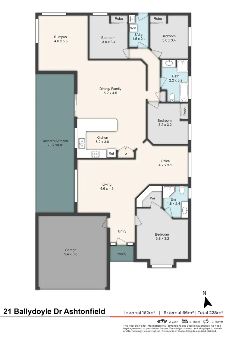 Floorplan of Homely house listing, 21 Ballydoyle Drive, Ashtonfield NSW 2323