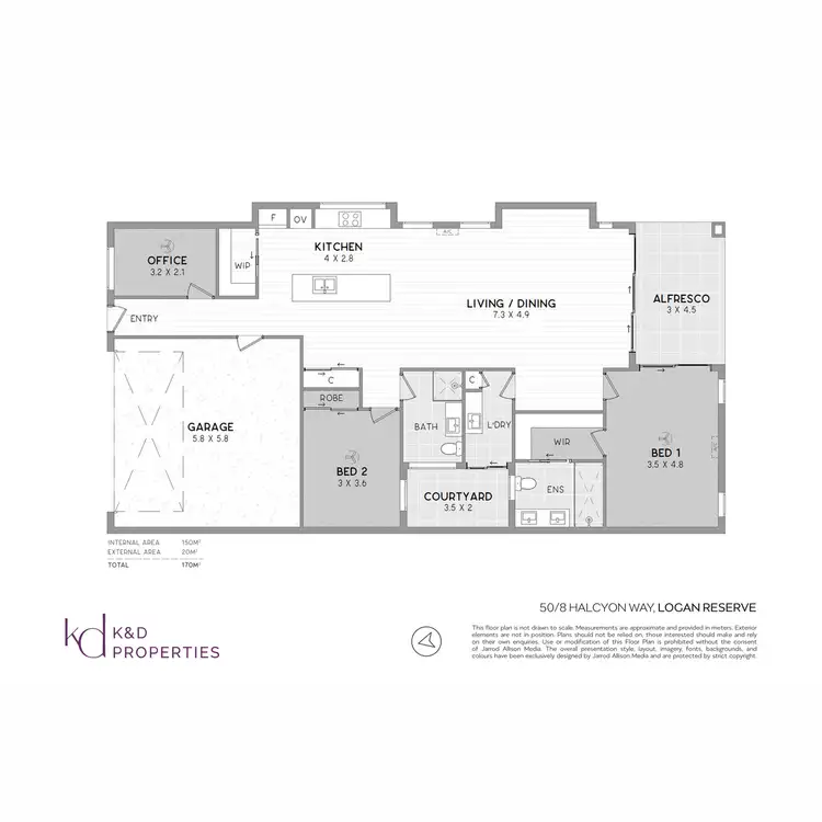 Floorplan of Homely retirement listing, 50/8 Halcyon Way, Logan Reserve QLD 4133