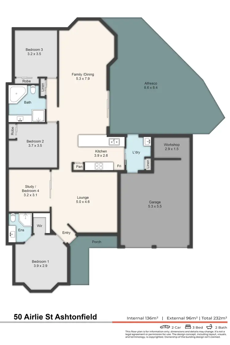 Floorplan of Homely house listing, 50 Airlie Street, Ashtonfield NSW 2323