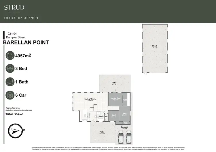 Floorplan of Homely house listing, 102-104 Dampier Street, Barellan Point QLD 4306