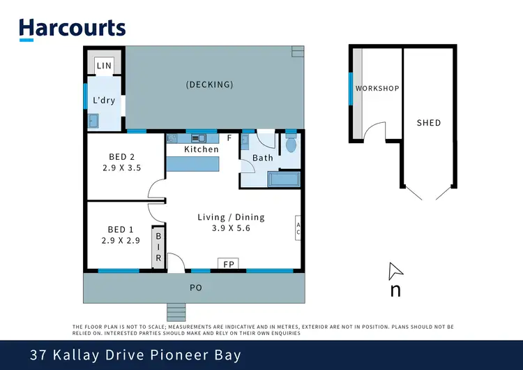 Floorplan of Homely house listing, 37 Kallay Drive, Pioneer Bay VIC 3984