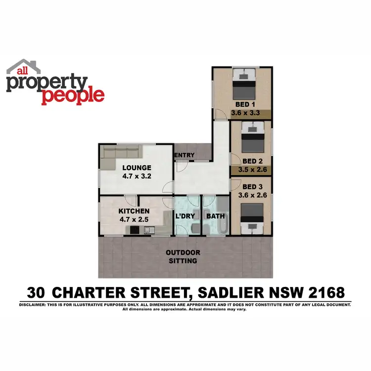 Floorplan of Homely house listing, 30 Charter Street, Sadleir NSW 2168