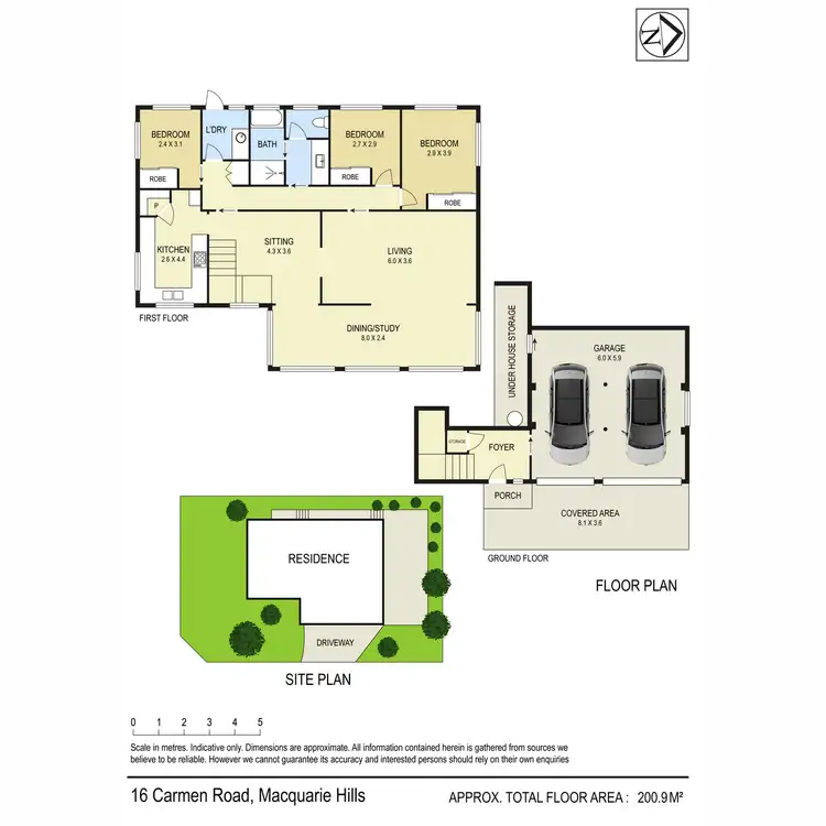 Floorplan of Homely house listing, 16 Carmen Road, Macquarie Hills NSW 2285