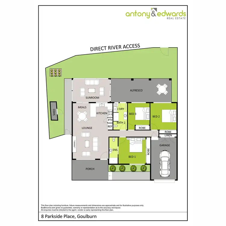 Floorplan of Homely house listing, 8 Parkside Place, Goulburn NSW 2580