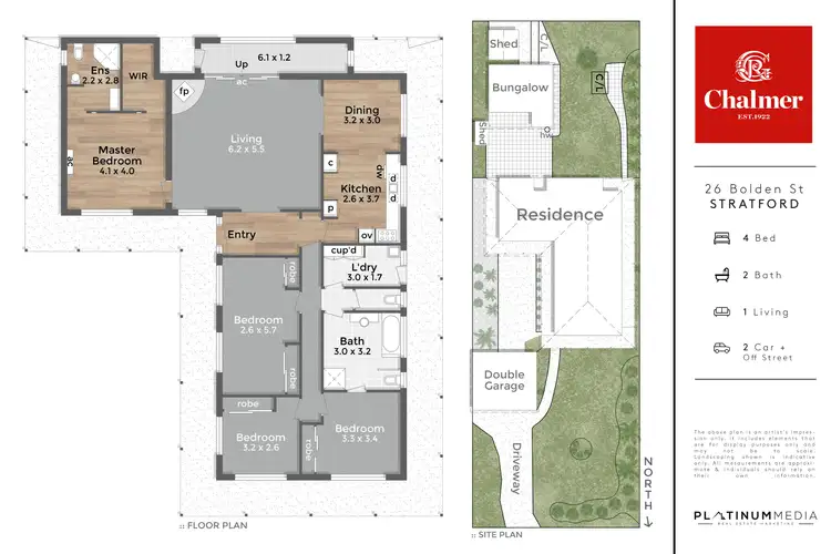 Floorplan of Homely house listing, 26 Bolden Street, Stratford VIC 3862