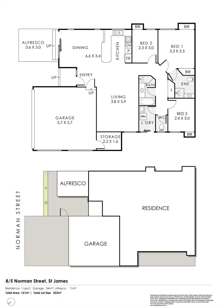 Floorplan of Homely house listing, 8/5-7 Norman Street, St James WA 6102