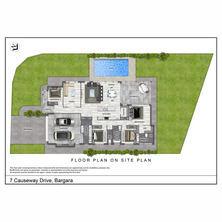 Floorplan of Homely house listing, 7 Causeway Drive, Bargara QLD 4670