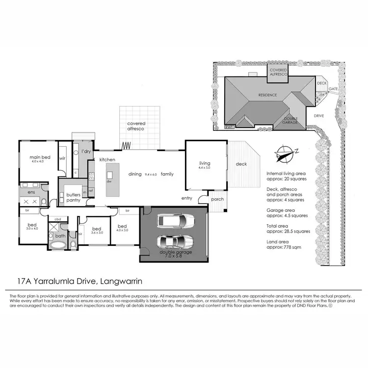 Floorplan of Homely house listing, 17a Yarralumla Drive, Langwarrin VIC 3910