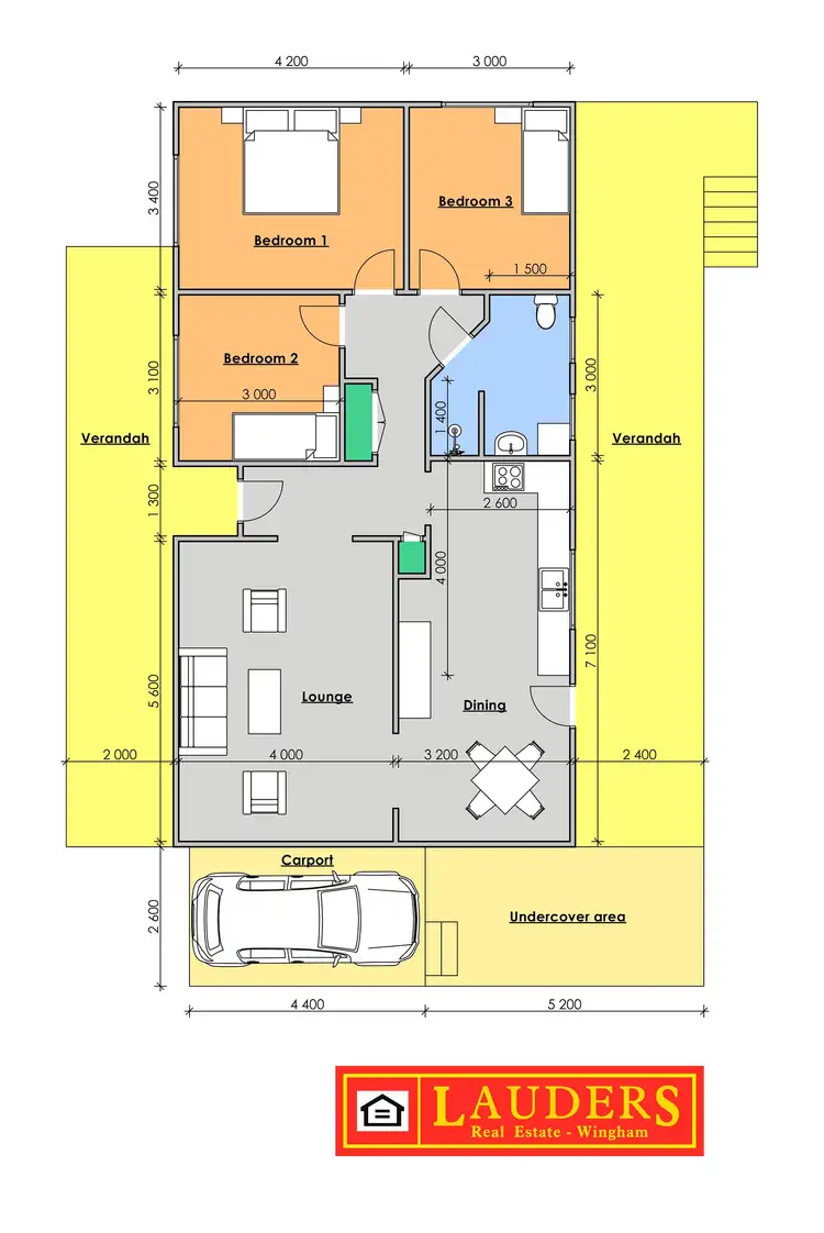 Floorplan of Homely house listing, 9 Gollan Street, Wingham NSW 2429