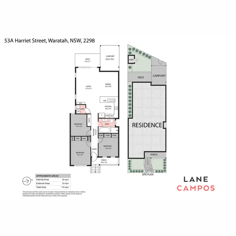 Floorplan of Homely house listing, 53a Harriet Street, Waratah NSW 2298