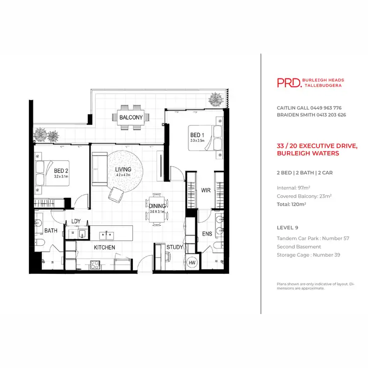 Floorplan of Homely unit listing, 33/20 Executive Drive, Burleigh Waters QLD 4220