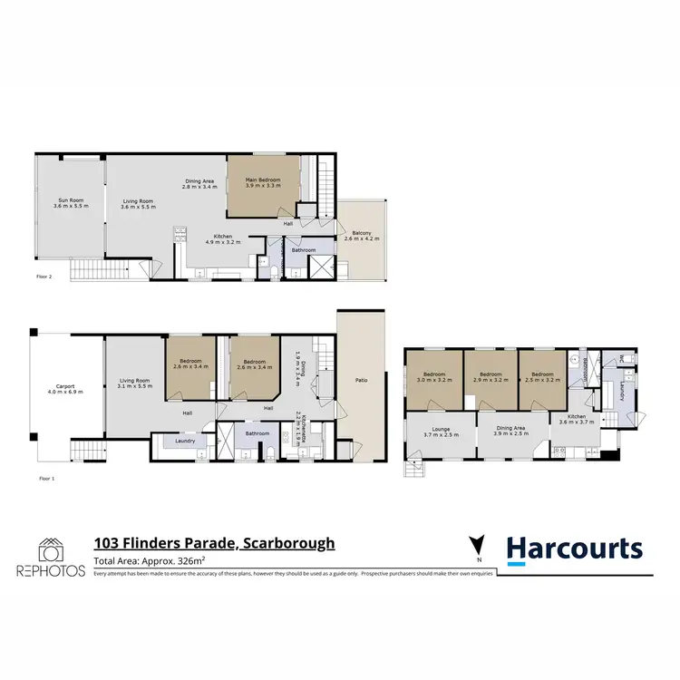 Floorplan of Homely house listing, 103 Flinders Parade, Scarborough QLD 4020