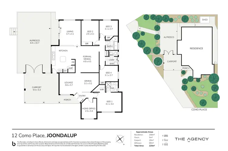 Floorplan of Homely house listing, 12 Como Place, Joondalup WA 6027