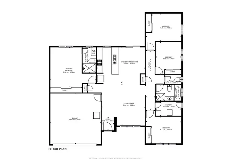 Floorplan of Homely house listing, 3 Kirkwood Street, Branyan QLD 4670