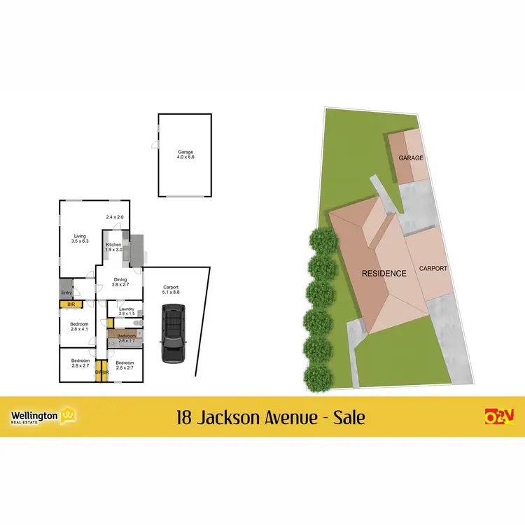 Floorplan of Homely house listing, 18 Jackson Avenue, Sale VIC 3850