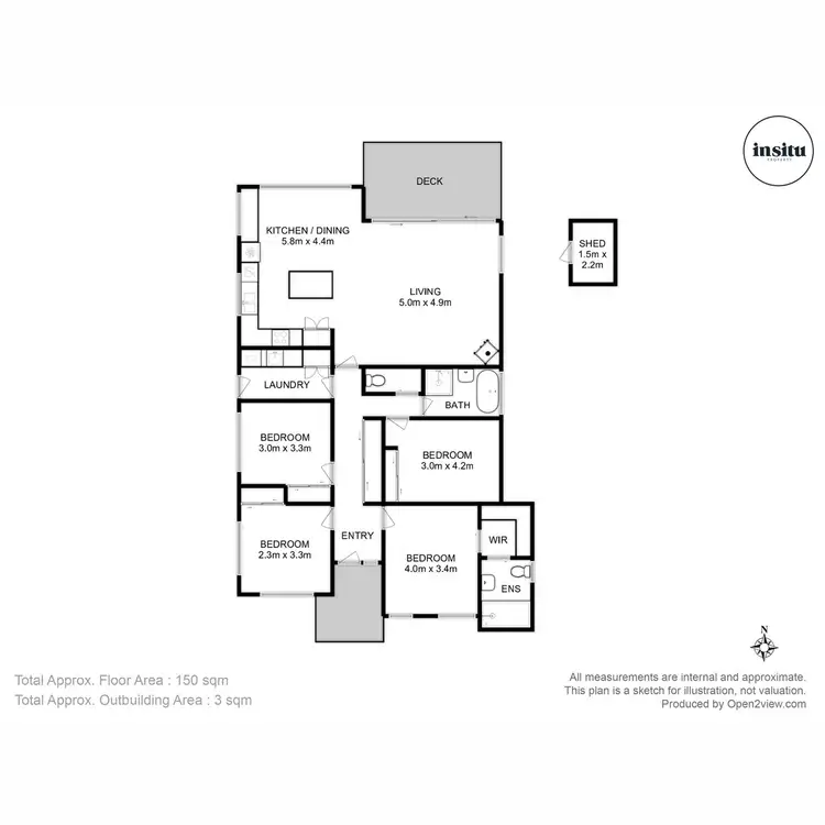 Floorplan of Homely house listing, 5 Damask Court, Cambridge TAS 7170