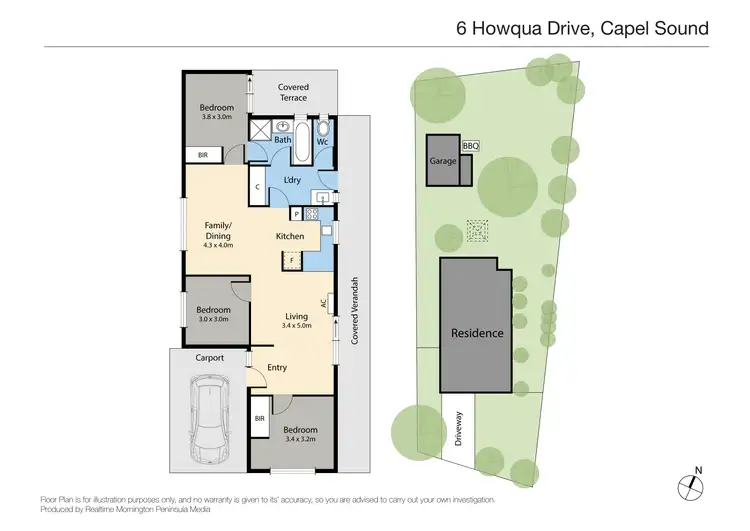 Floorplan of Homely house listing, 6 Howqua Drive, Capel Sound VIC 3940