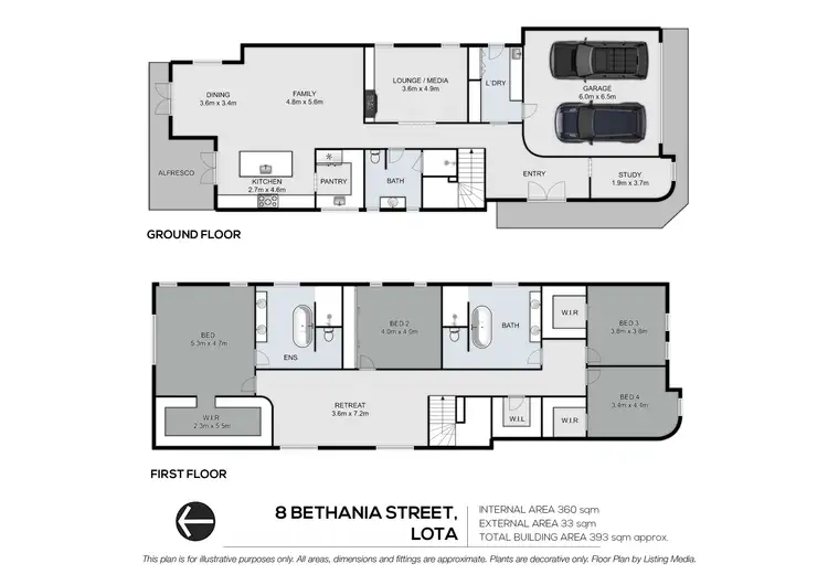 Floorplan of Homely house listing, 8 Bethania Street, Lota QLD 4179
