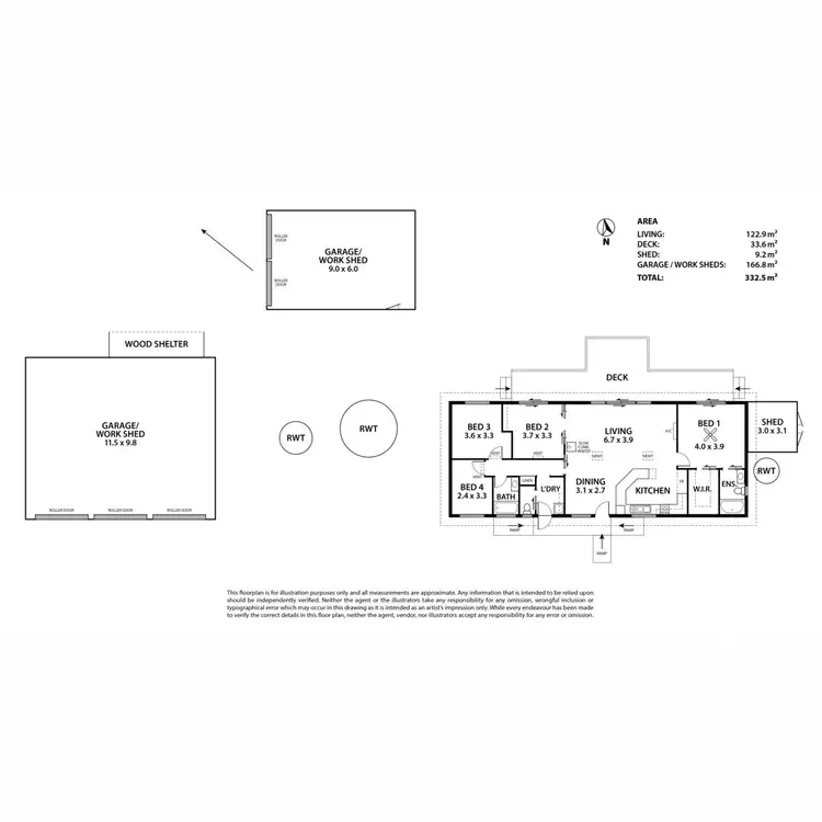 Floorplan of Homely rural property listing, 1967 Black Hill Road, Black Hill SA 5353