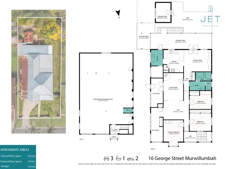 Floorplan of Homely house listing, 16 George Street, Murwillumbah NSW 2484