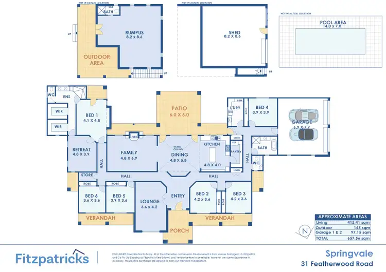 Floorplan of Homely house listing, 31 Featherwood Road, Springvale NSW 2650
