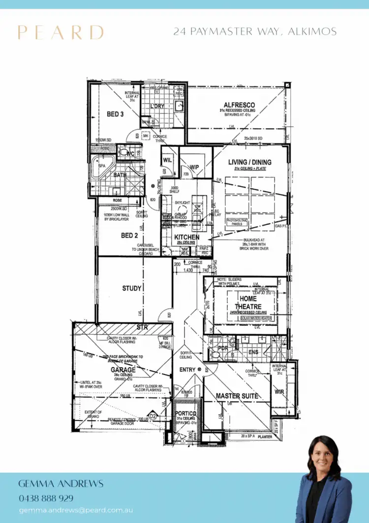 Floorplan of Homely house listing, 24 Paymaster Way, Alkimos WA 6038