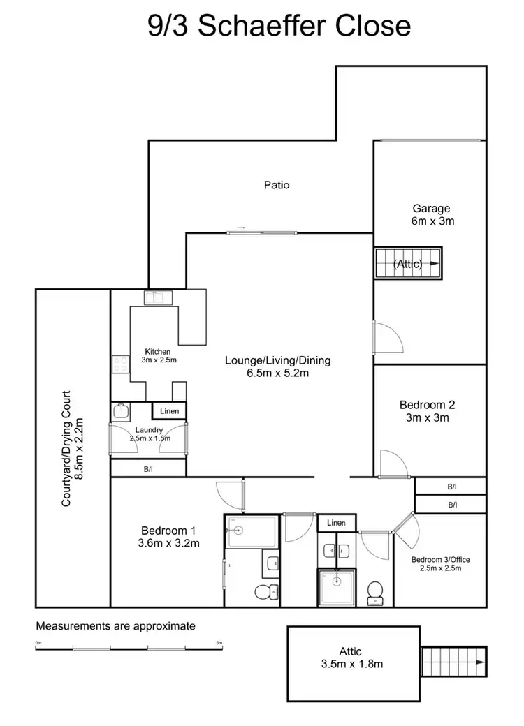 Floorplan of Homely villa listing, 9/3 Schaeffer Close, Grafton NSW 2460