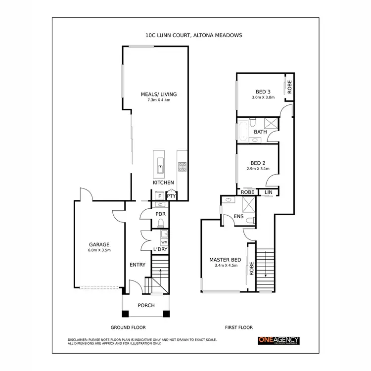 Floorplan of Homely house listing, 10C Lunn Court, Altona Meadows VIC 3028