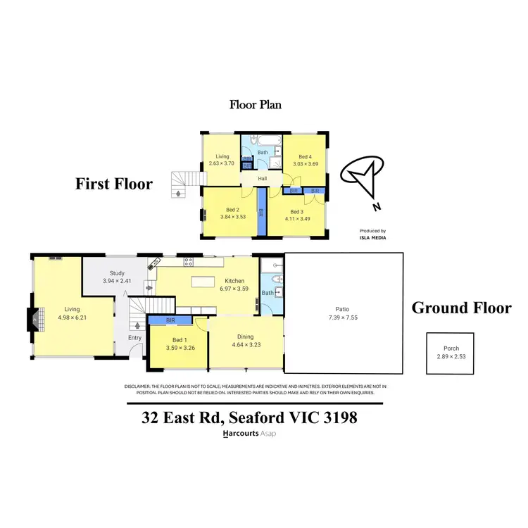 Floorplan of Homely house listing, 32 East Road, Seaford VIC 3198