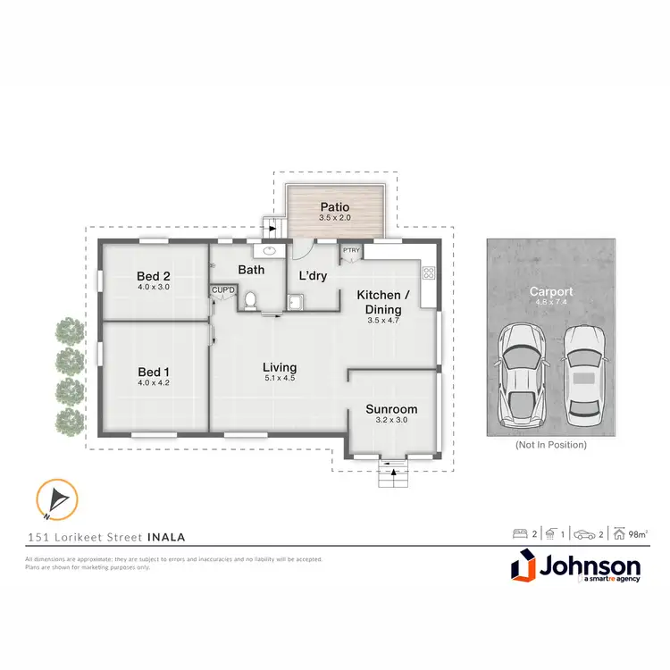 Floorplan of Homely house listing, 151 Lorikeet Street, Inala QLD 4077