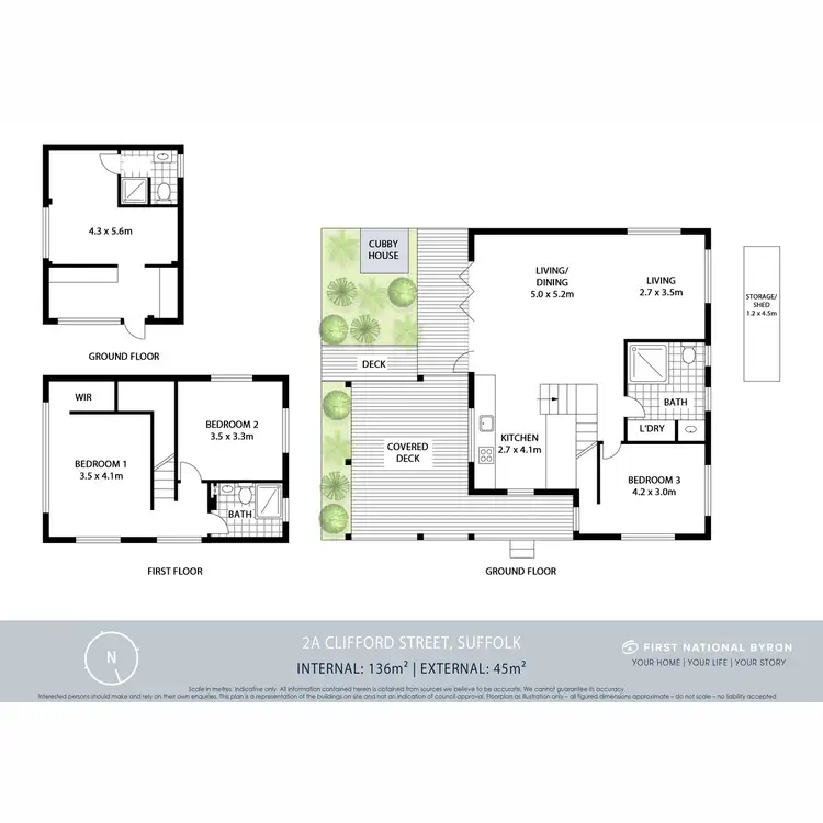 Floorplan of Homely house listing, 2A Clifford Street, Suffolk Park NSW 2481
