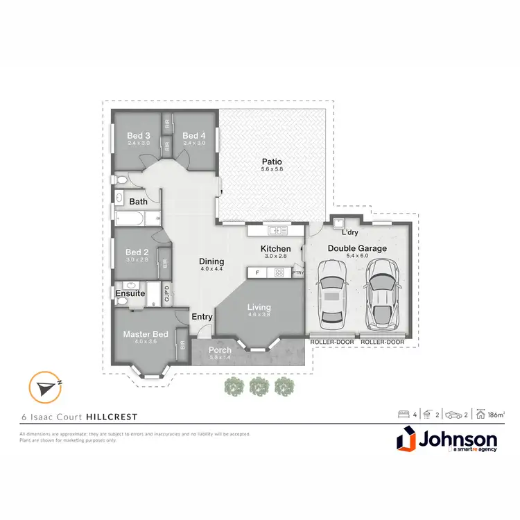 Floorplan of Homely house listing, 6 Isaac Court, Hillcrest QLD 4118