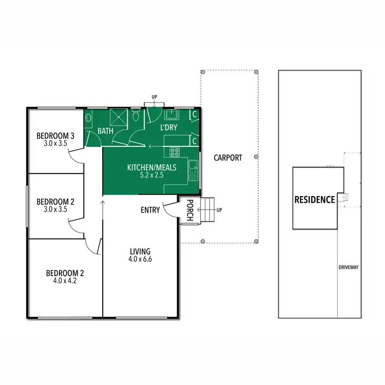 Floorplan of Homely house listing, 14 White Avenue, Hamilton VIC 3300