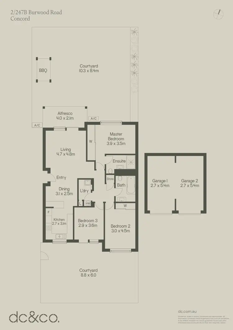 Floorplan of Homely apartment listing, 2/247B Burwood Road, Concord NSW 2137