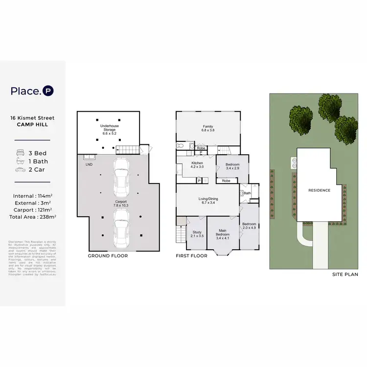 Floorplan of Homely house listing, 16 Kismet Street, Camp Hill QLD 4152