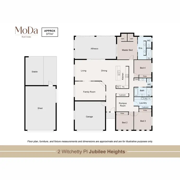 Floorplan of Homely rural property listing, 2 Witchetty Place, Jubilee Heights QLD 4860