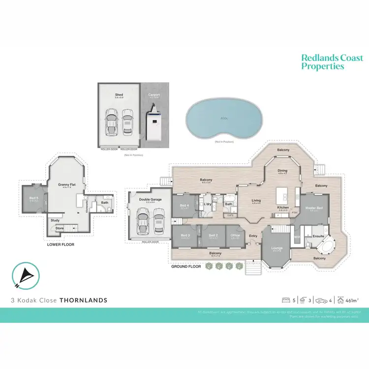 Floorplan of Homely house listing, 3 Kodak Close, Thornlands QLD 4164