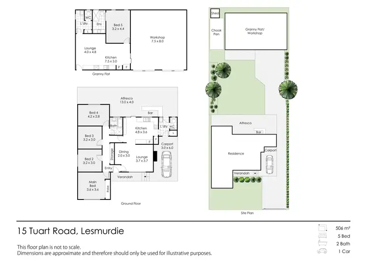 Floorplan of Homely house listing, 15 Tuart Road, Lesmurdie WA 6076