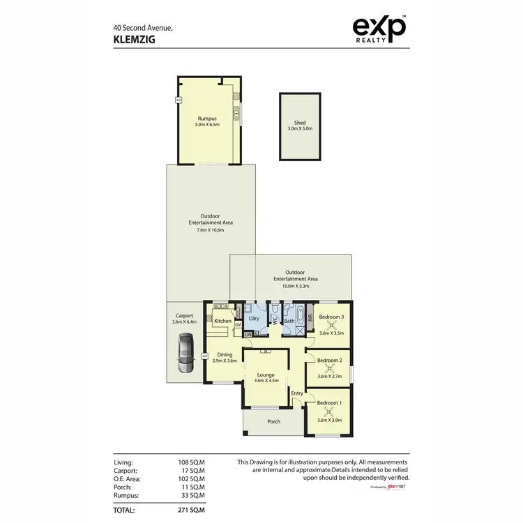 Floorplan of Homely house listing, 40 Second Avenue, Klemzig SA 5087