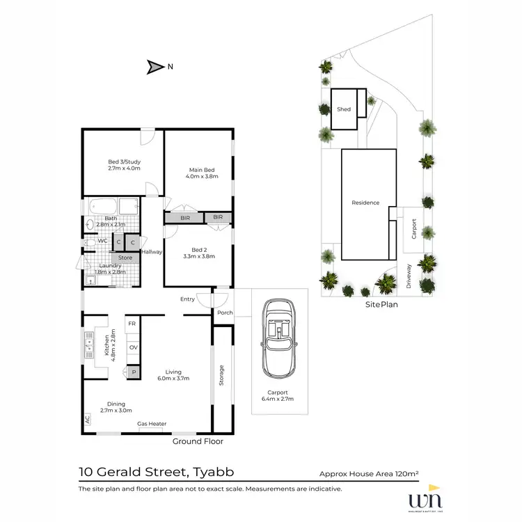 Floorplan of Homely house listing, 10 Gerald Street, Tyabb VIC 3913